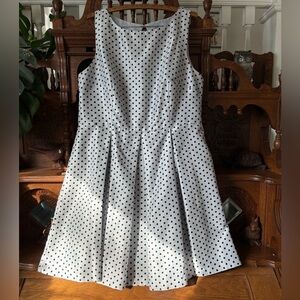 Danny & Nicole Black Polka Dot Vintage Dress